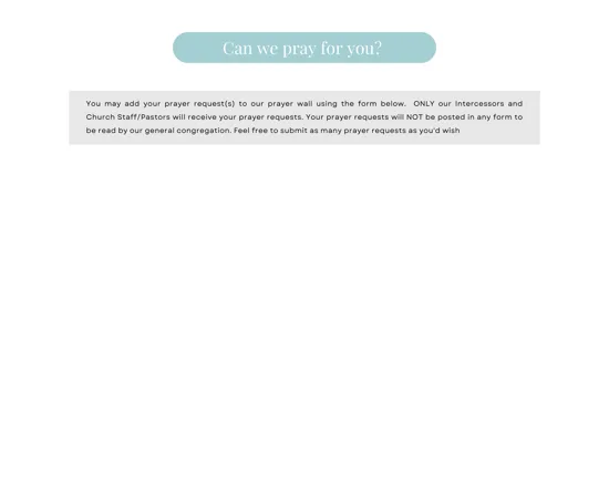 Request a prayer · 03